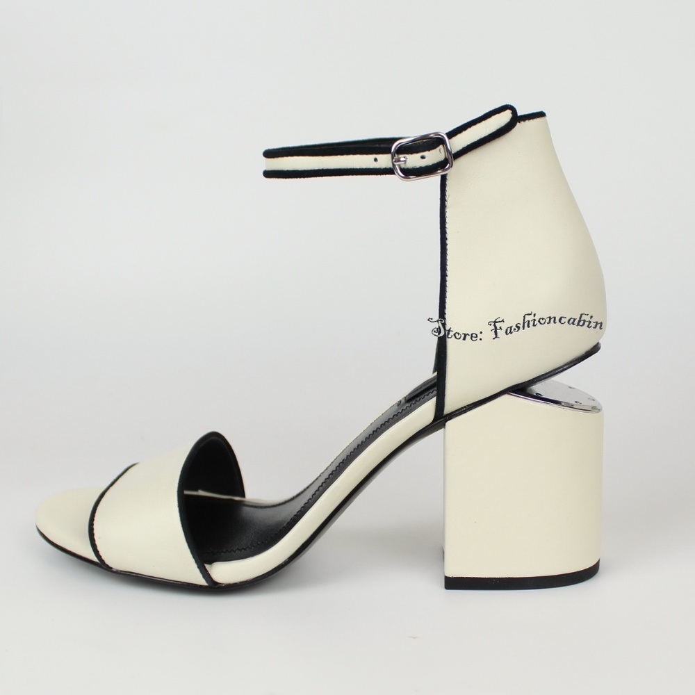 NEW ALEXANDER WANG Abby Leather Sandals - Picture 3 of 10